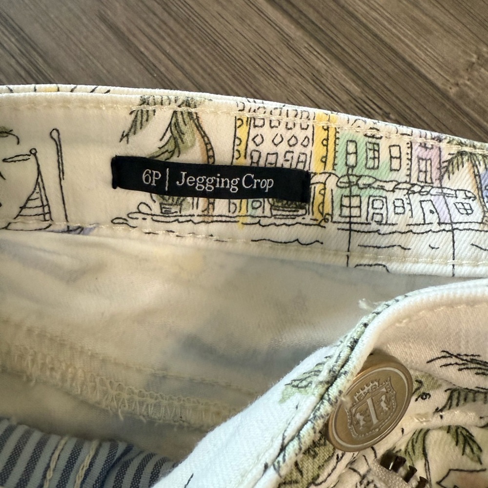 Talbots Cropped Curaçao Jeggings Womens Size 6 Petite - Picture 7 of 8